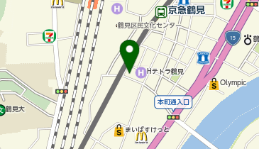 CHARGESPOT(チャージスポット)ファミリーマート 鶴見中央店の地図画像