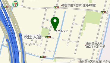 CHARGESPOT(チャージスポット)ウエルシア 鶴見茨田大宮店の地図画像
