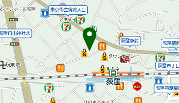 CHARGESPOT(チャージスポット)ひねり蛇口ハイ 大衆酒泉テルマエ 荻窪駅前泉の地図画像