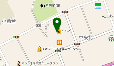 CHARGESPOT(チャージスポット)イオン千葉ニュータウン店 1Fイートインコーナーの地図画像