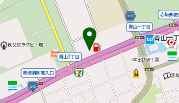 ChargeSPOT ファミリーマート 北青山一丁目店の地図画像