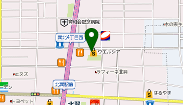CHARGESPOT(チャージスポット)ウエルシア 生野巽北店の地図画像
