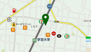 ChargeSPOT ファミリーマート 学芸大学駅前店の地図画像