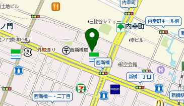 ChargeSPOT ファミリーマート 西新橋スクエア店の地図画像