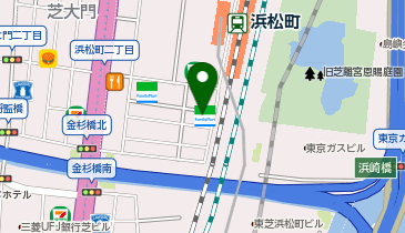 ChargeSPOT ファミリーマート 浜松町駅南店の地図画像