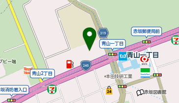 ChargeSPOT ファミリーマート ファミマ青山ビル店の地図画像