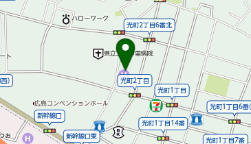 CHARGESPOT(チャージスポット)東横INN 広島駅新幹線口1の地図画像