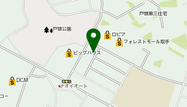 CHARGESPOT(チャージスポット)ローソン 取手戸頭七丁目店の地図画像