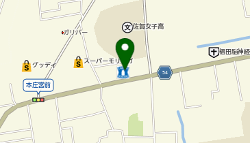 CHARGESPOT(チャージスポット)ローソン 佐賀大学通り店の地図画像