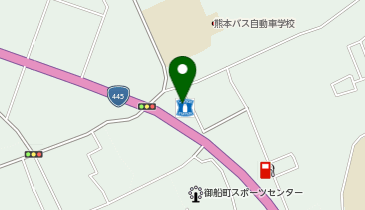CHARGESPOT(チャージスポット)ローソン 御船スポーツセンター前店の地図画像