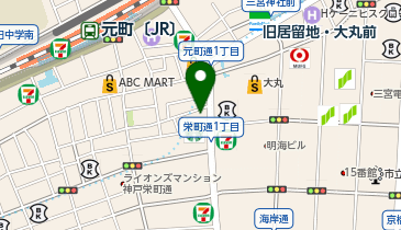 CHARGESPOT(チャージスポット)神戸元町東急REIホテルの地図画像