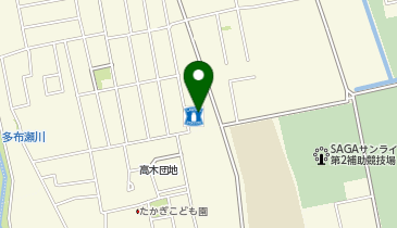 CHARGESPOT(チャージスポット)ローソン 佐賀若楠三丁目店の地図画像