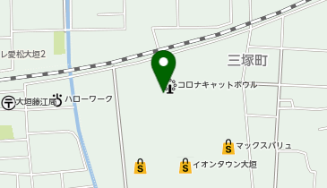 CHARGESPOT(チャージスポット)大垣コロナワールドの地図画像