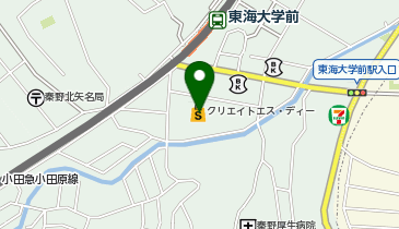 CHARGESPOT(チャージスポット)クリエイト 秦野東海大駅前店の地図画像