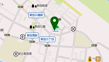 ChargeSPOT ファミリーマート 新田三丁目店の地図画像