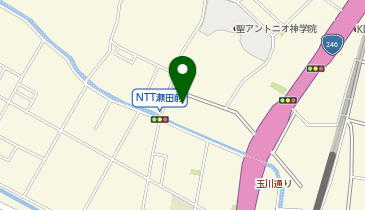 ChargeSPOT ファミリーマート 世田谷瀬田四丁目店の地図画像