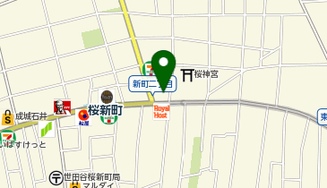 ChargeSPOT ファミリーマート 世田谷新町三丁目店の地図画像