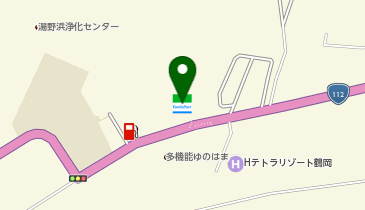 CHARGESPOT(チャージスポット)ファミリーマート 鶴岡湯野浜店の地図画像
