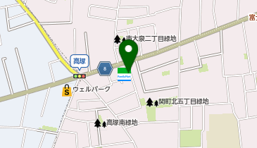 ChargeSPOT ファミリーマート 練馬関町北五丁目店の地図画像