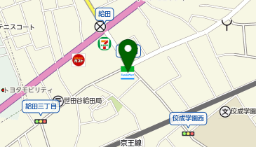 ChargeSPOT ファミリーマート あぶらや給田三丁目店の地図画像