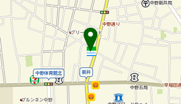 ChargeSPOT ファミリーマート 中野通り店の地図画像