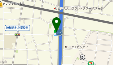 ChargeSPOT ファミリーマート 金井窪山手通り店の地図画像