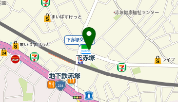 ChargeSPOT ファミリーマート 下赤塚店の地図画像