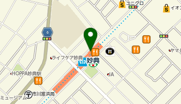 ChargeSPOT ファミリーマート 市川妙典駅店の地図画像