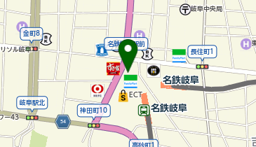ChargeSPOT ファミリーマート 名鉄岐阜駅イクト店の地図画像
