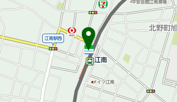 ChargeSPOT ファミリーマート 江南駅店の地図画像