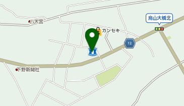 CHARGESPOT(チャージスポット)ローソン 那須烏山旭一丁目東店の地図画像