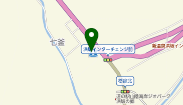 CHARGESPOT(チャージスポット)ローソン 新温泉七釜店の地図画像