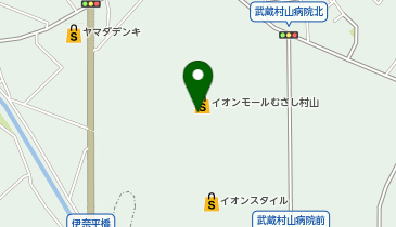 CHARGESPOT(チャージスポット)GiGO イオンモールむさし村山の地図画像