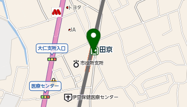 CHARGESPOT(チャージスポット)伊豆箱根鉄道 田京駅の地図画像