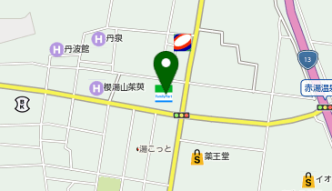 CHARGESPOT(チャージスポット)ファミリーマート 赤湯温泉店の地図画像