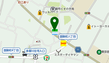 ChargeSPOT ファミリーマート スミダ国領店の地図画像