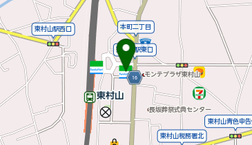 ChargeSPOT ファミリーマート 東村山駅東口店の地図画像