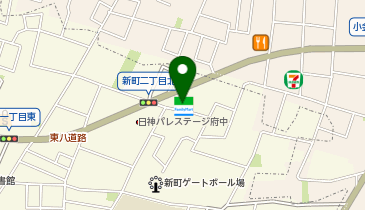 ChargeSPOT ファミリーマート 府中東八通り店の地図画像