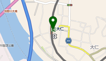 CHARGESPOT(チャージスポット)伊豆箱根鉄道 大仁駅の地図画像