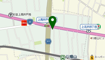 ChargeSPOT ローソン 高井戸陸橋店の地図画像
