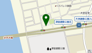 CHARGESPOT(チャージスポット)ローソン 大分大津町一丁目店の地図画像