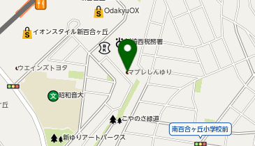 ChargeSPOT ローソン 新百合ヶ丘マプレ店の地図画像