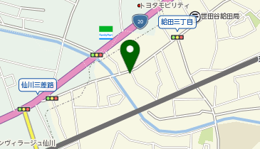 ChargeSPOT ローソン 世田谷給田三丁目店の地図画像