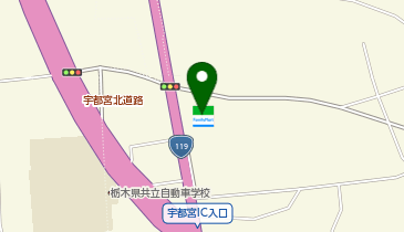 CHARGESPOT(チャージスポット)ファミリーマート 宇都宮下金井町店の地図画像