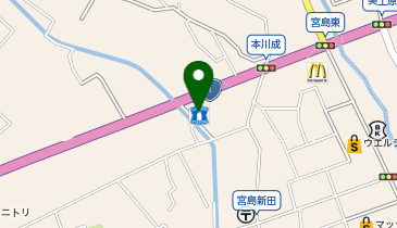CHARGESPOT(チャージスポット)ローソン 富士宮島店の地図画像