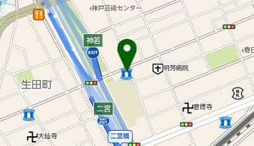 ChargeSPOT ローソン 神若通七丁目店の地図画像