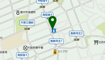 ChargeSPOT ローソン 桜塚店の地図画像