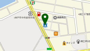 ChargeSPOT ローソン 神戸深江浜店の地図画像