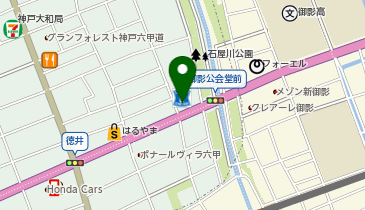 ChargeSPOT ローソン 神戸徳井町一丁目店の地図画像