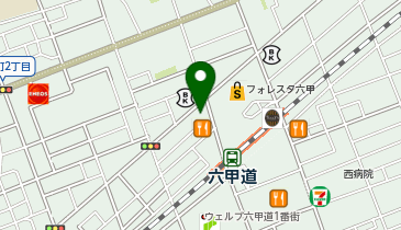 ChargeSPOT ローソン 六甲道北店の地図画像